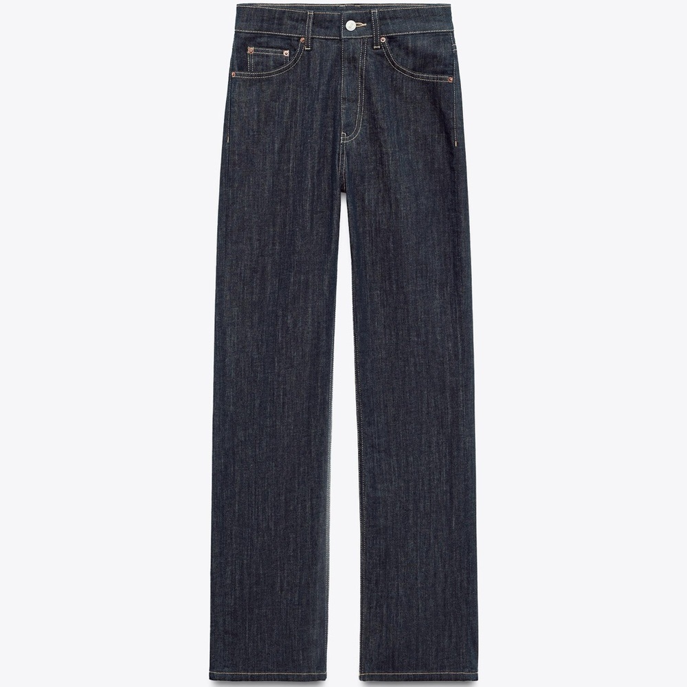 NEW Zara Straight Leg Jeans with High Waist | US Size 4